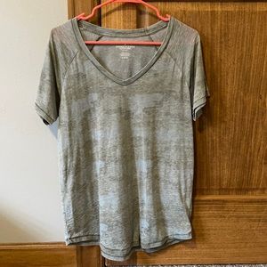 American Eagle Camo V-neck